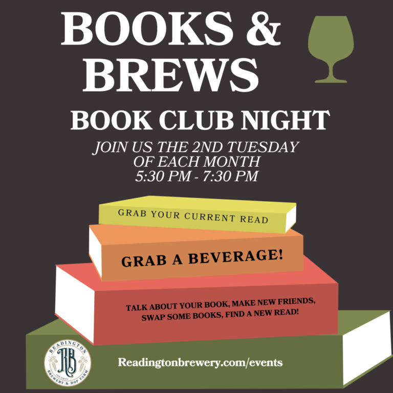 event books brews monthly book club readington brewery april 14 20 768x768