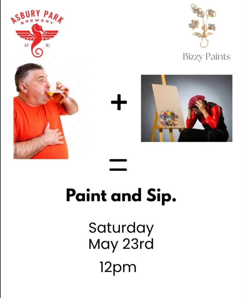event bizzy paints presents paint n sip asbury park brewery may 23 828x1024