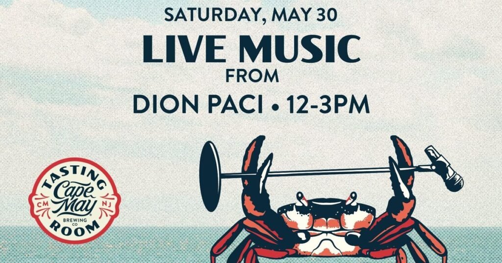 event live music dion paci cape may brewing co rio grande may 30 2 1024x538