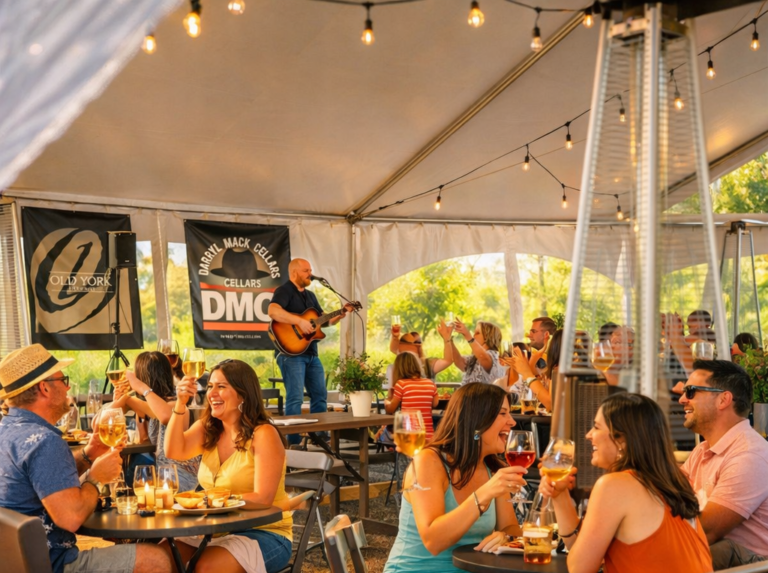 Live Music under the Vineyard Tent 768x573
