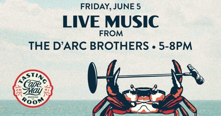 event live music the d arc brothers cape may brewing co rio grande 768x403