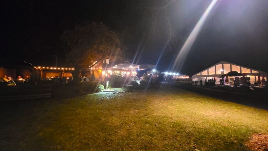 Cabana Village Vineyard Tent at Night 1024x577
