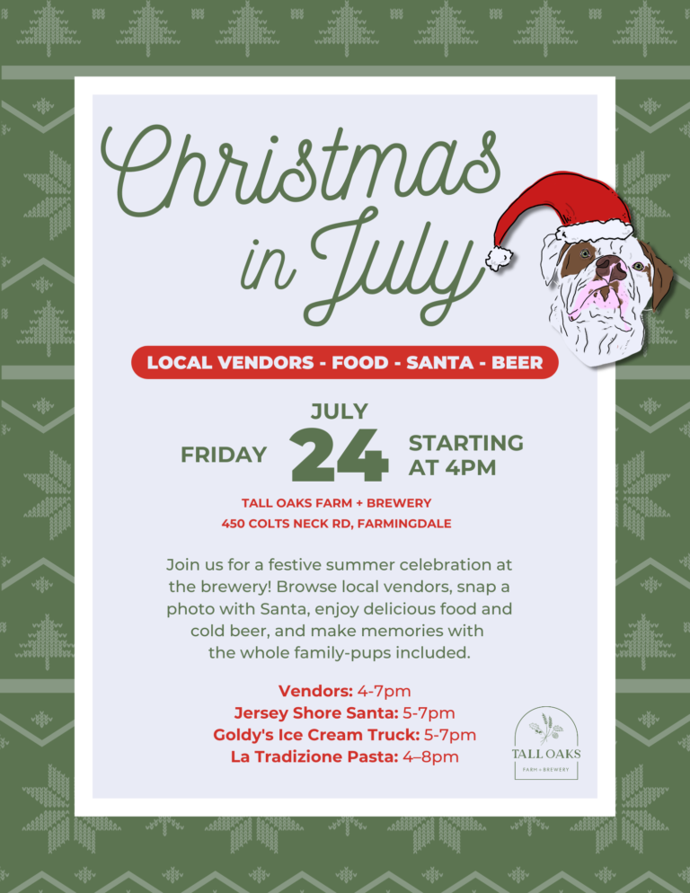 event christmas in july tall oaks farm brewery july 24 2026 768x994